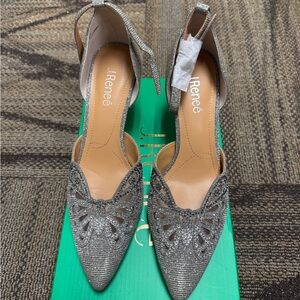 Elegant Silver Women's Shoes